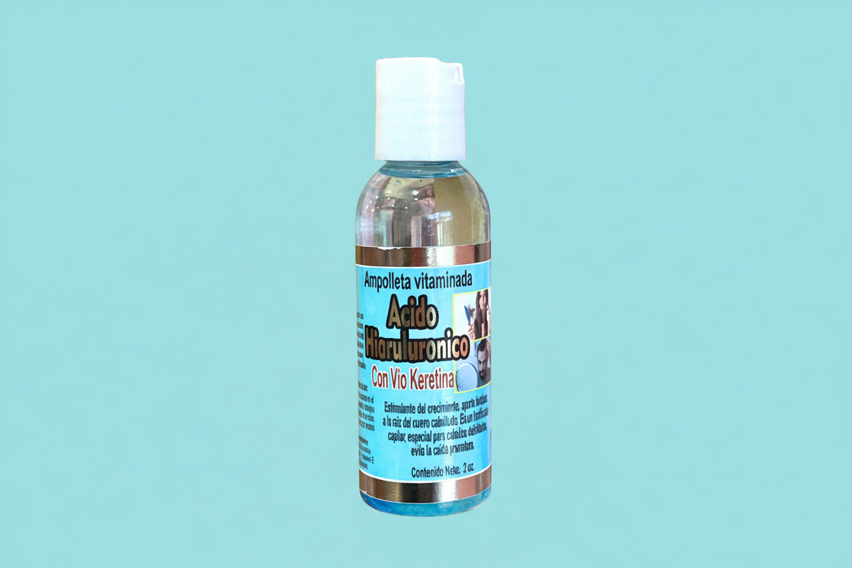 MX- AMPOLLETA VITAMINADA- ACIDO HIALURONICA CON VIO KERATINA- (1PC)