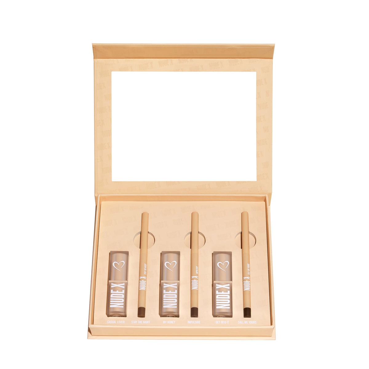 BEAUTY CREATIONS - SET DE DELINEADOR DE LABIOS Y LÁPIZ LABIAL NUDE X (1UD)
