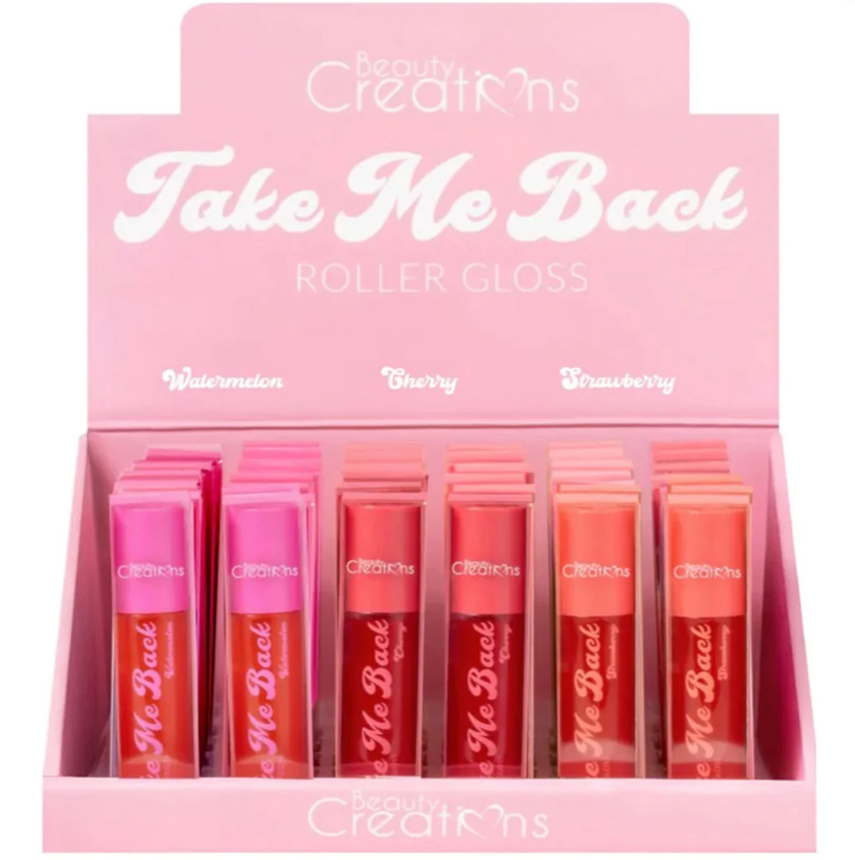 BEAUTY CREATIONS - TAKE ME BACK ROLLER GLOSS - DISPLAY