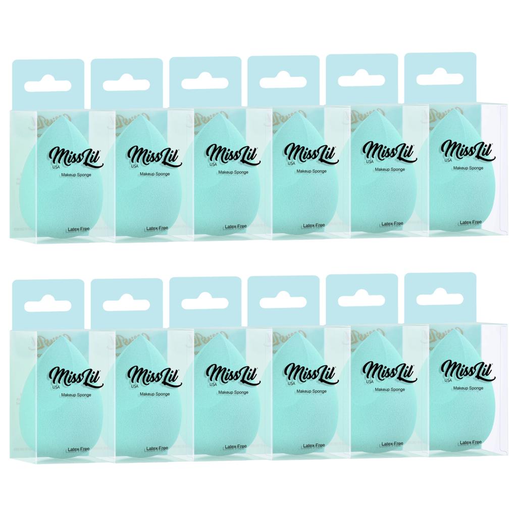 MISS LIL - ÉPONGES DE MAQUILLAGE - 12 PCS