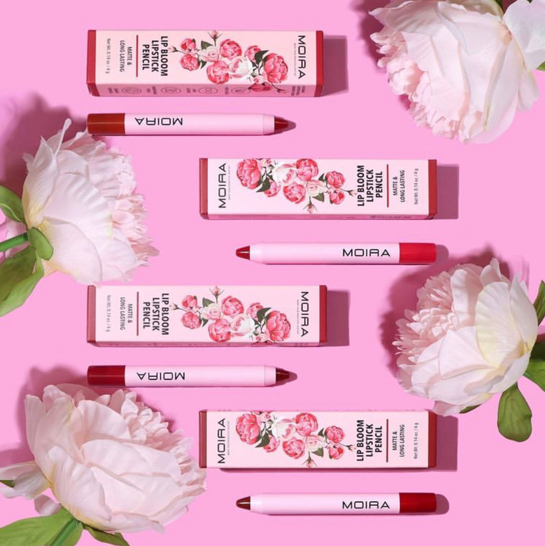 MOIRA - LIP BLOOM LIPSTICK PENCIL MATTE LONG LASTING