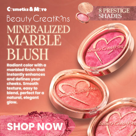 BEAUTY CREATIONS  MINERALIZED MARBLE BLUSH
