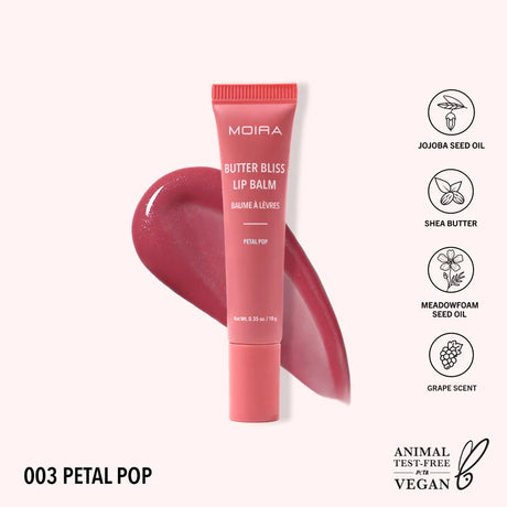 MOIRA- BUTTER BLISS LIP BALM (NEW SHADES AVAILABLE)
