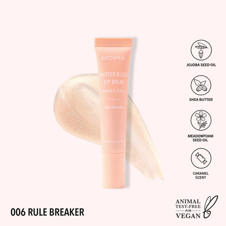 MOIRA- BUTTER BLISS LIP BALM (NEW SHADES AVAILABLE)