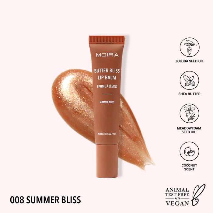 MOIRA- BUTTER BLISS LIP BALM (NEW SHADES AVAILABLE)