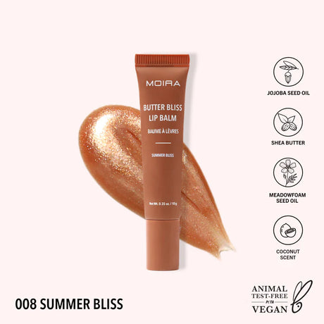 MOIRA- BUTTER BLISS LIP BALM (NEW SHADES AVAILABLE)