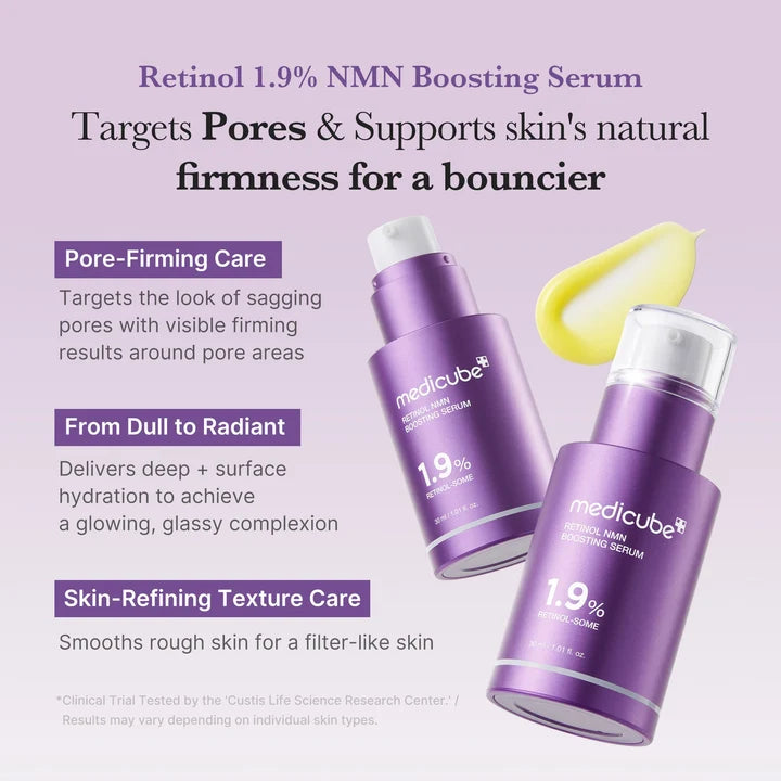 MEDICUBE - RETINOL  BOOSTING SERUM 1.9% RETINOL-SOME   - (1PC)