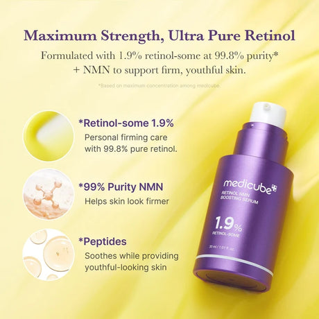 MEDICUBE - RETINOL  BOOSTING SERUM 1.9% RETINOL-SOME   - (1PC)