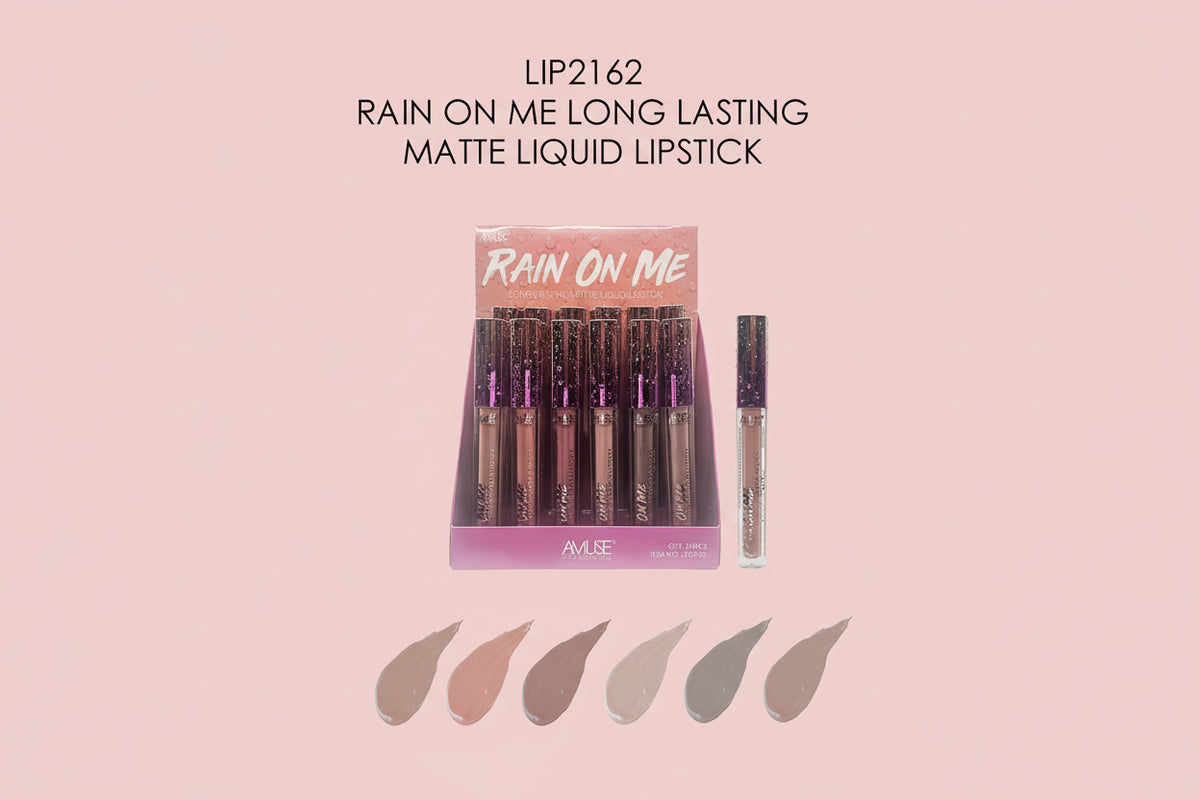 AMUSE - RAIN. ON ME - LONG LASTING MATTE LIQUID LIPSTICK - DISPLAY 24PCS