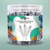 ADORO- TOE NAIL CLIPPER (STRAIGHT) W/ CHAIN FILE- (36PCS)