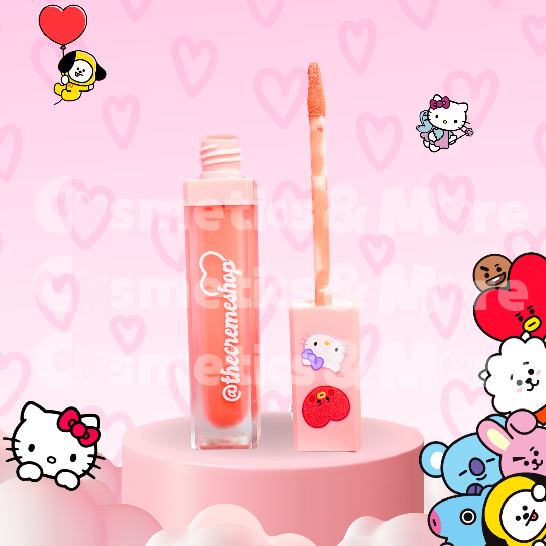 THE CREME SHOP- HELLO KITTY X BT21 -LIP GLOSS ( 1PC)