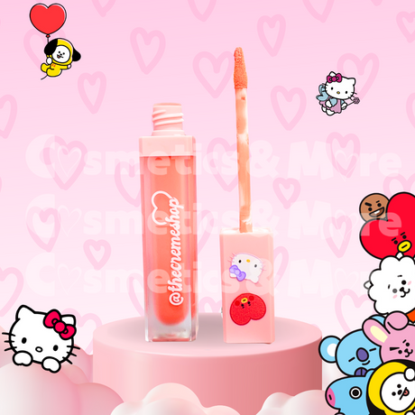 THE CREME SHOP- HELLO KITTY X BT21 -LIP GLOSS ( 1PC)
