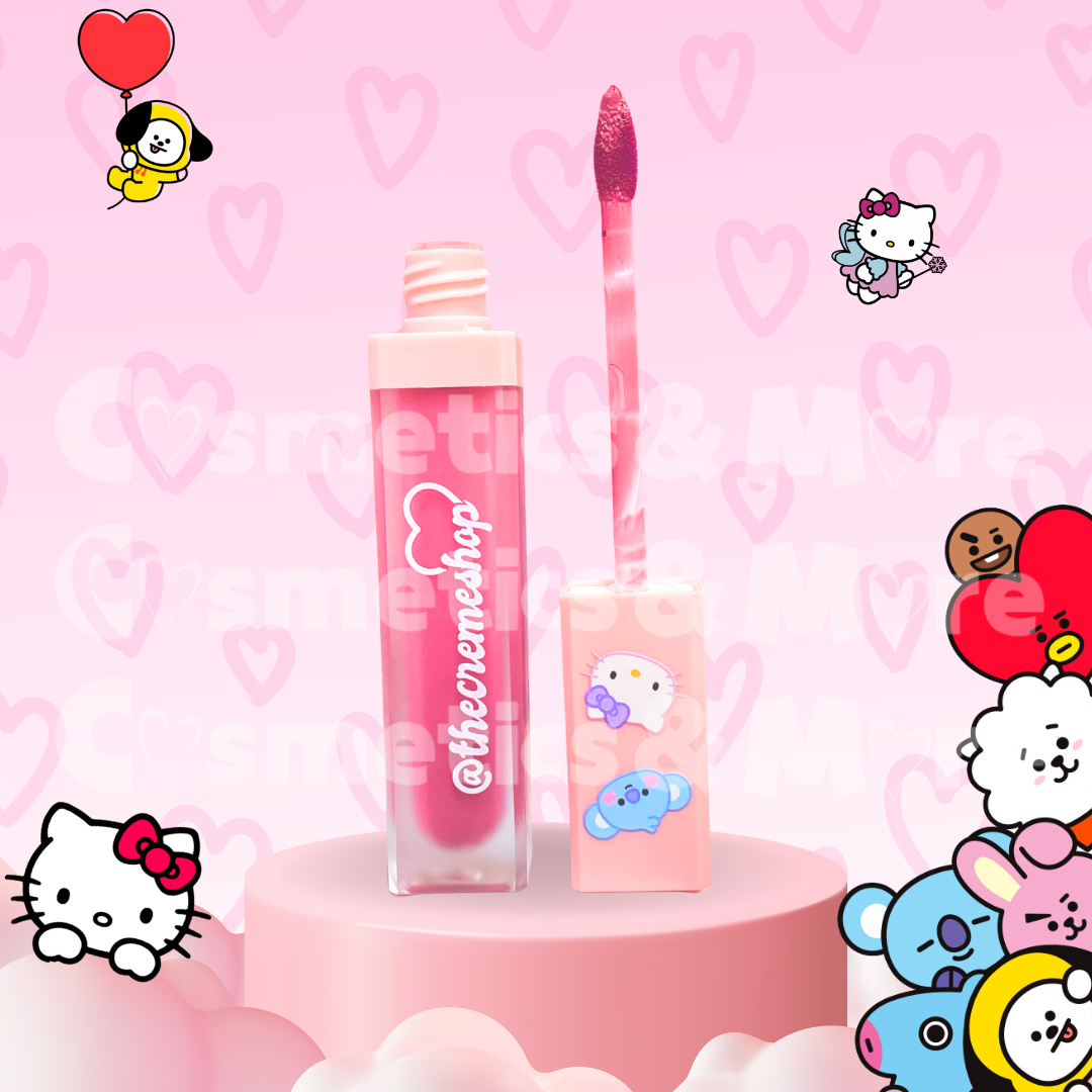 THE CREME SHOP- HELLO KITTY X BT21 -LIP GLOSS ( 1PC)