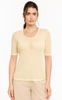 Liberté T-shirt - Mesh Dot - Yellow