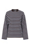 Pieces Bluse - Sadie - Ganache /Cashmere Blue/ Cloud Dancer
