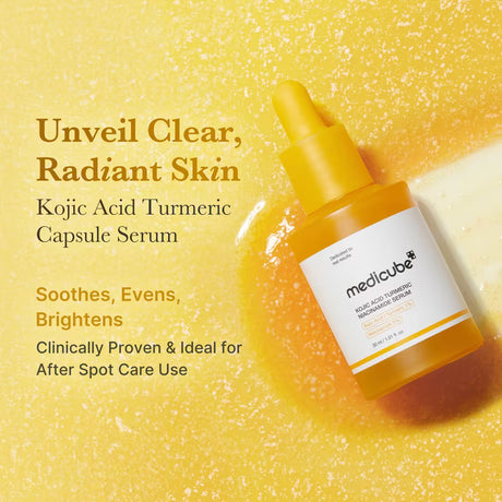 MEDICUBE -  KOJIC ACID TURMERIC NIACINAMIDE SERUM - (1PC)