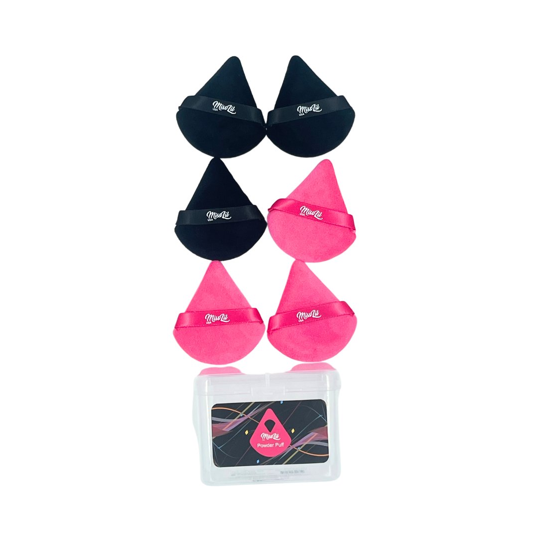 MISS LIL - POWDER PUFF (BOX SET 6 PCS)- 1PC / NEW COLOR/