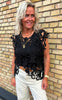 Tim & Simonsen Top - Gudrun Lace - Black