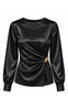 Say INA Copenhagen Bluse - Safira Buckle - Black