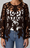 Tim & Simonsen Bluse - Gudrun Lace - Dark Brown