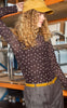 Black Colour Bluse - Annie - Coffee Dot