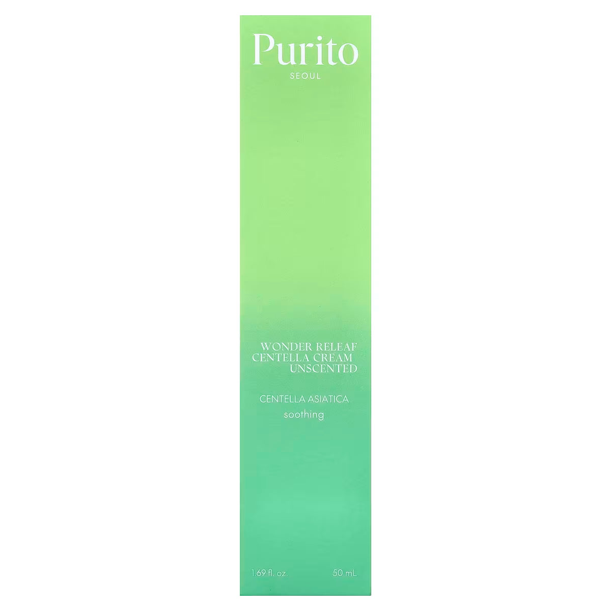 PURITO SEOUL - WONDER RELEAF CENTELLA CREAM UNSCENTED - (1PC)