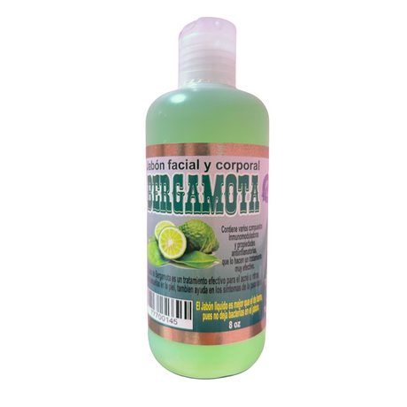 MX JABÓN LIQUIDO FACIAL Y CORPORAL 8oz