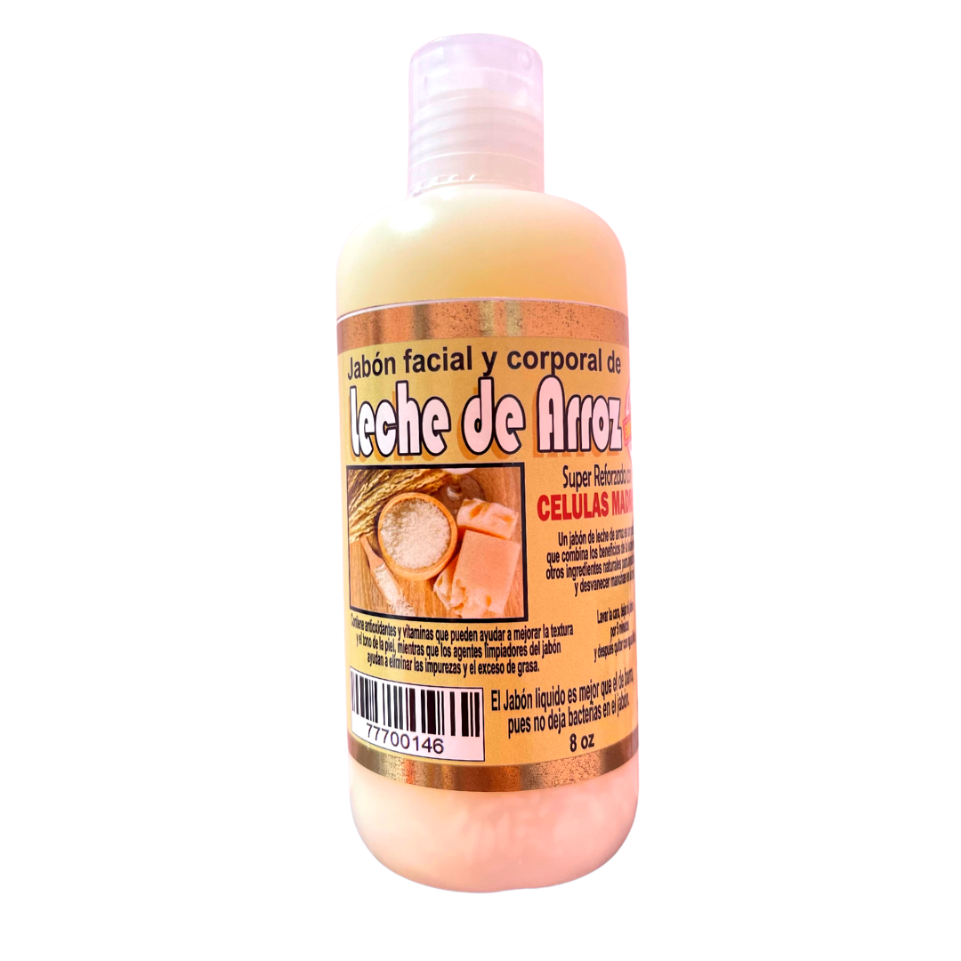 MX JABÓN LIQUIDO FACIAL Y CORPORAL 8oz