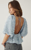 Noella Bluse - Marisa - Dusty Blue
