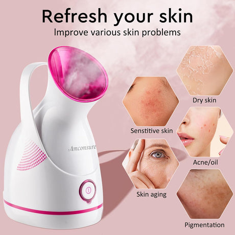 NANO IONIC- FACIAL STEAMER- (1PC)