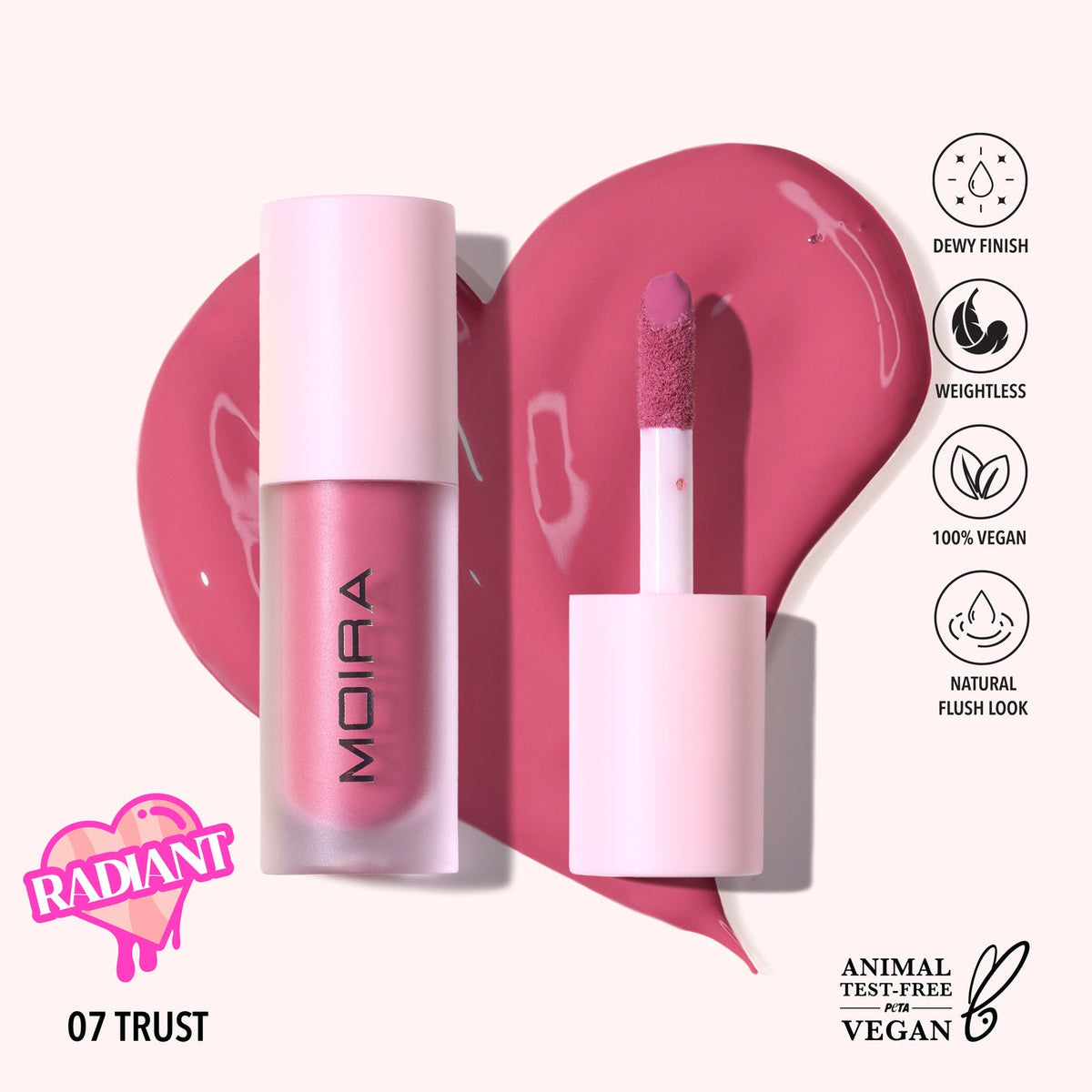 MOIRA - LOVE STEADY LIQUID BLUSH