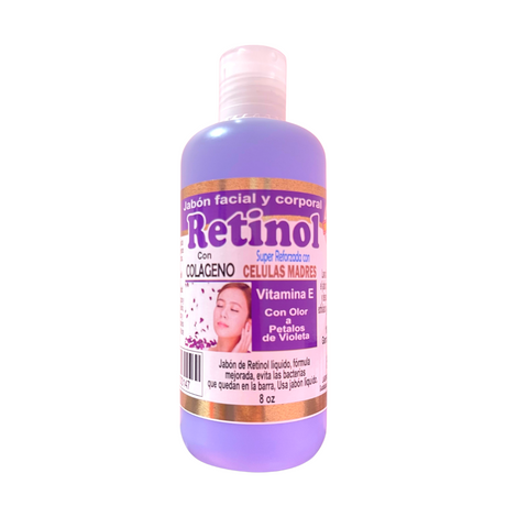 MX JABÓN LIQUIDO FACIAL Y CORPORAL 8oz