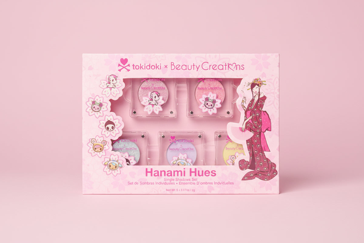 BEAUTY CREATIONS X TOKIDOKI- HANAMI HUES- SINGLE SHADOWS SET- 1PC