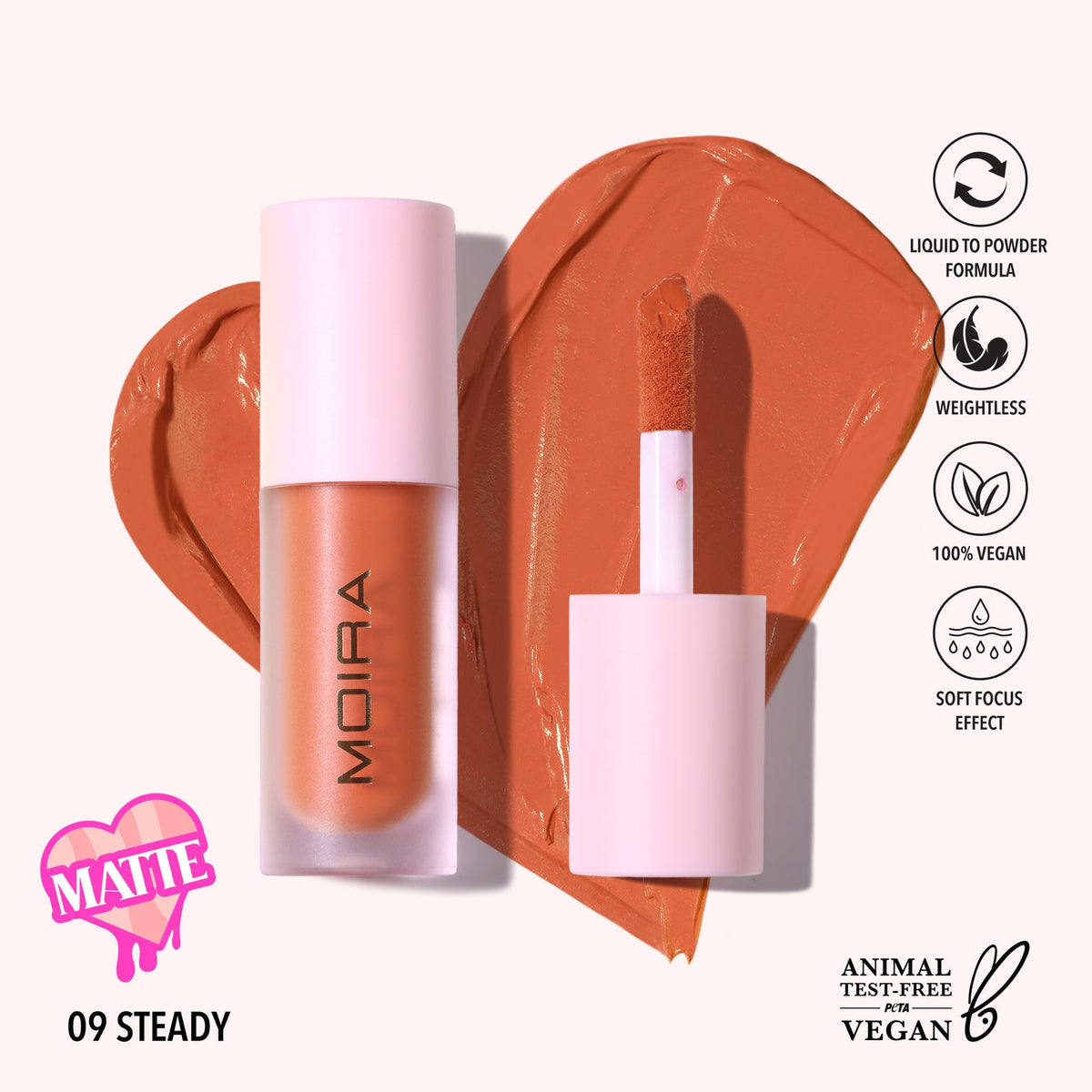 MOIRA - LOVE STEADY LIQUID BLUSH