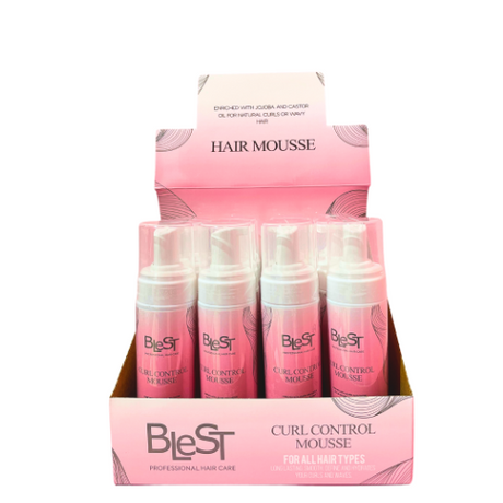 BLEST - CURL CONTROL MOUSSE FOR ALL HAIR TYPES (DISPLAY 12PCS)