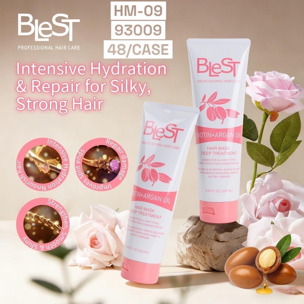 BLEST-  BIOTIN + ARGAN - HAIR MASK DEEP TREATMENT (1PC)