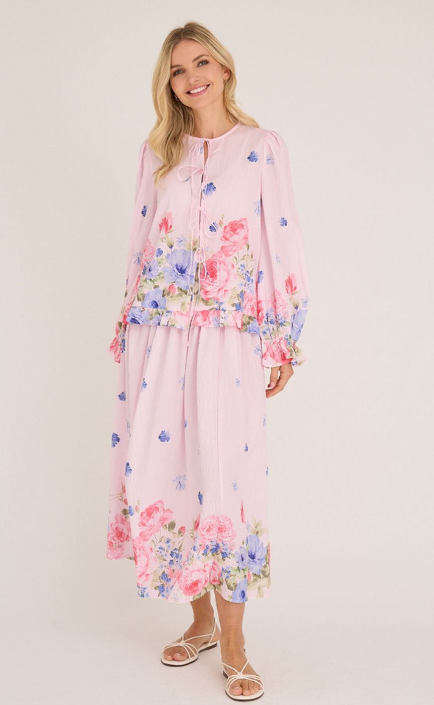A-View Bluse - Fleur - Rose/Pink