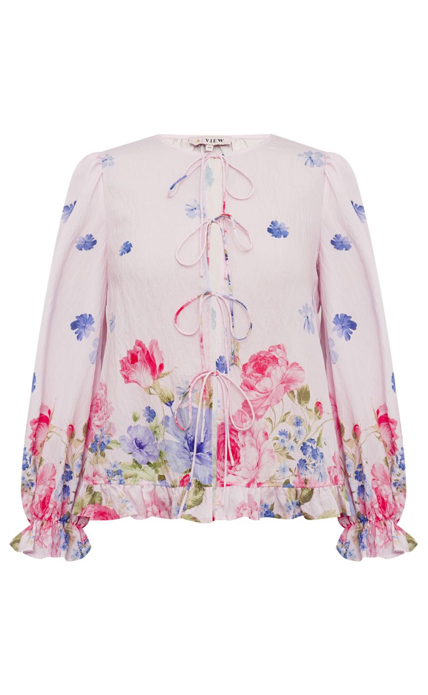 A-View Bluse - Fleur - Rose/Pink