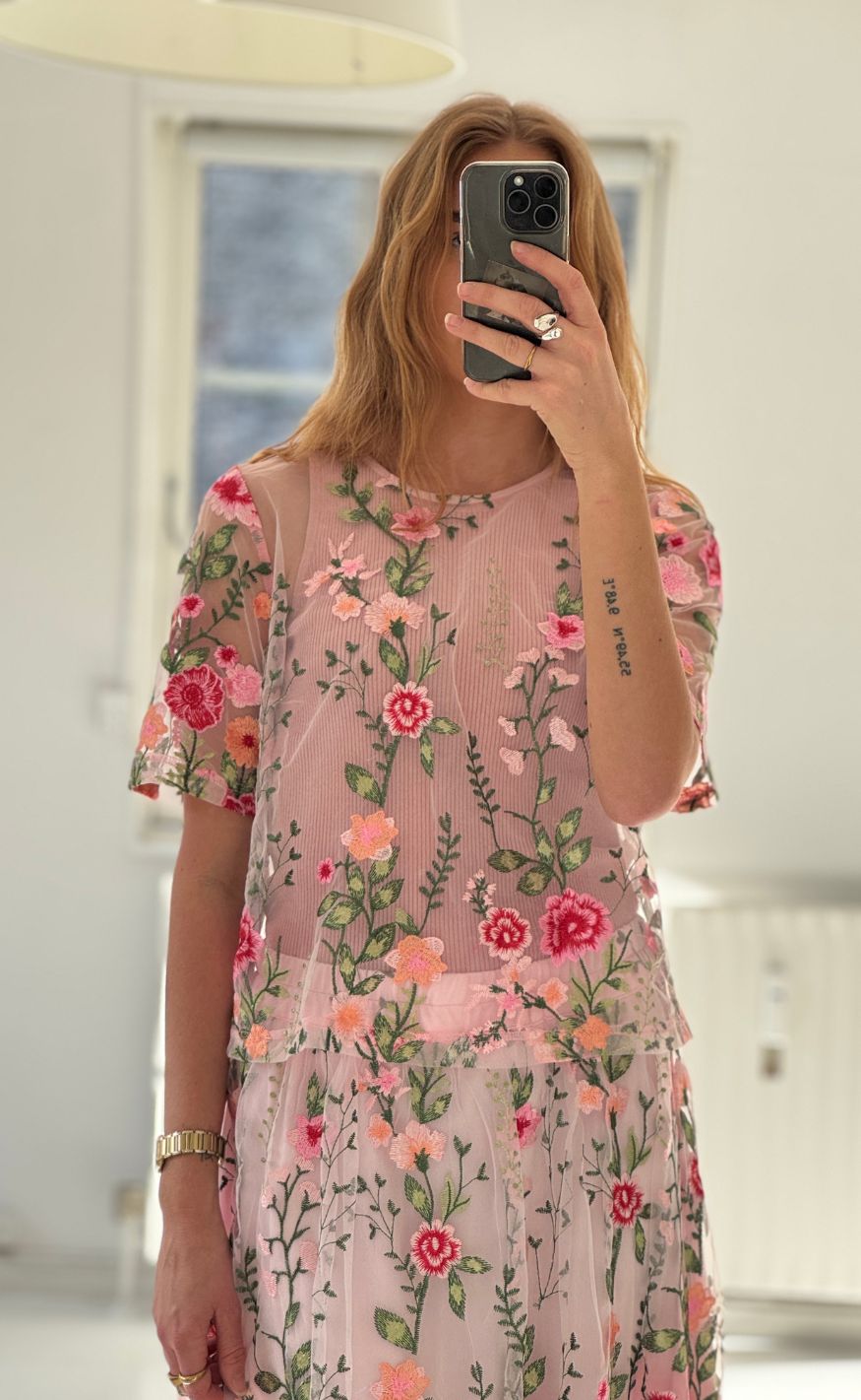 A-View Bluse - Fuschia - Rose/Pink