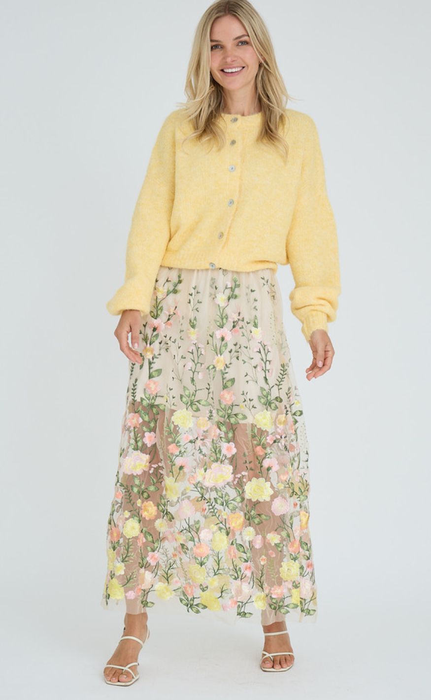 A-View Cardigan - Soft - Pale Yellow