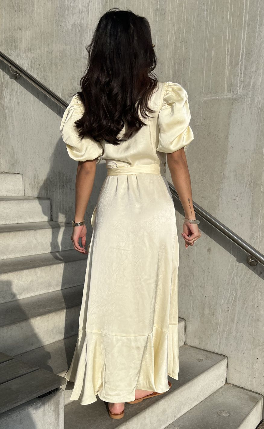 A-View Kjole - Sinda - Pale Yellow