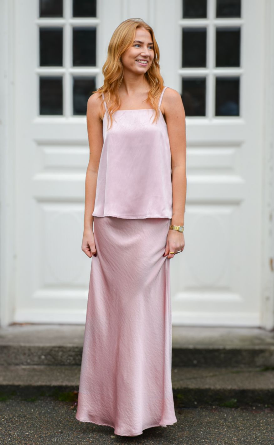 A-View Nederdel - Carrie - Pale Rose