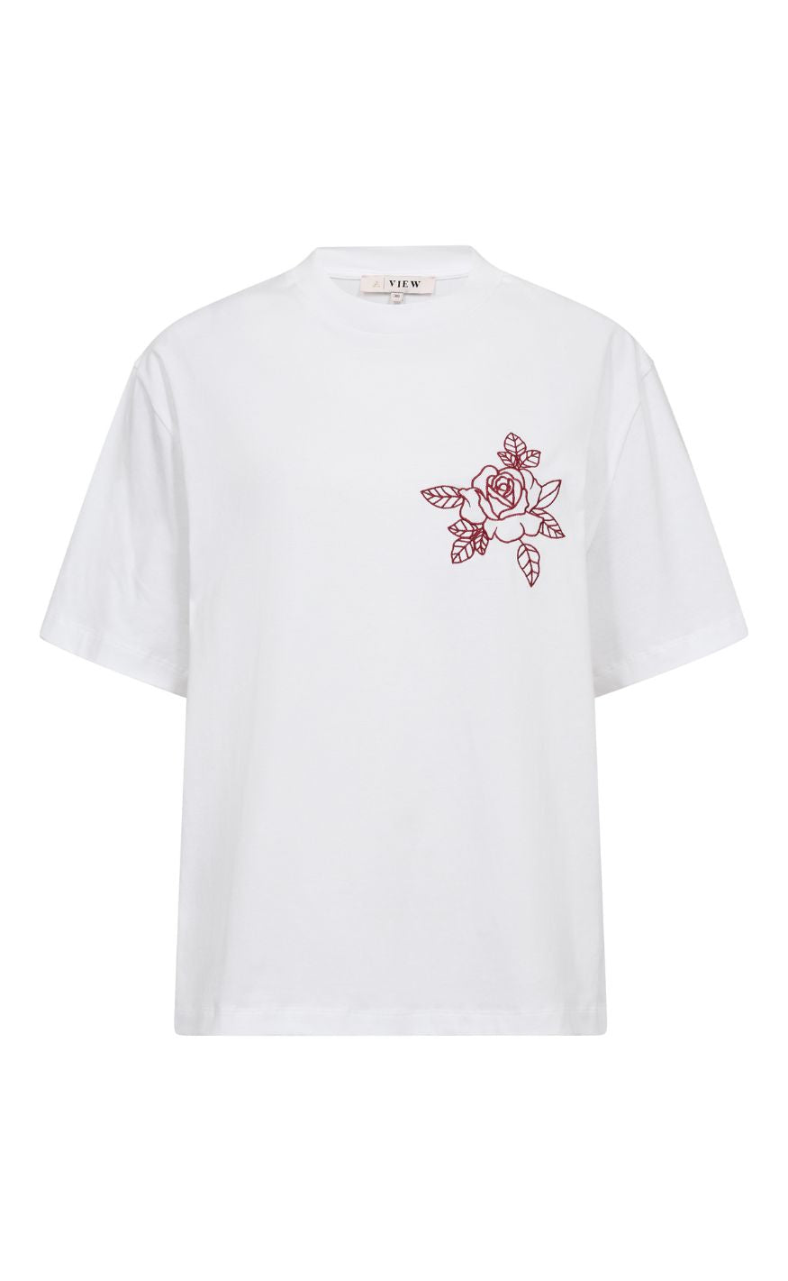 A-View T-Shirt - Lovely - White