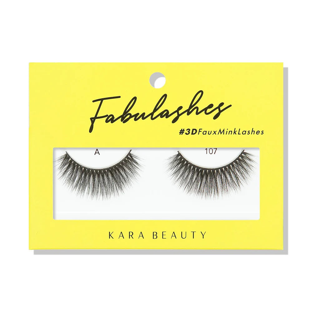 KARA BEAUTY- FABULASHES- FAUX MINK LASHES- 6PCS
