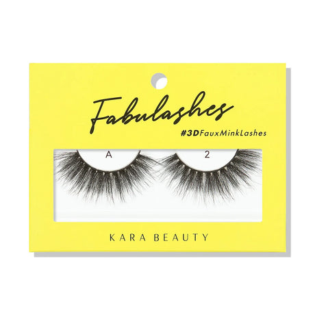 KARA BEAUTY- FABULASHES- FAUX MINK LASHES- 6PCS