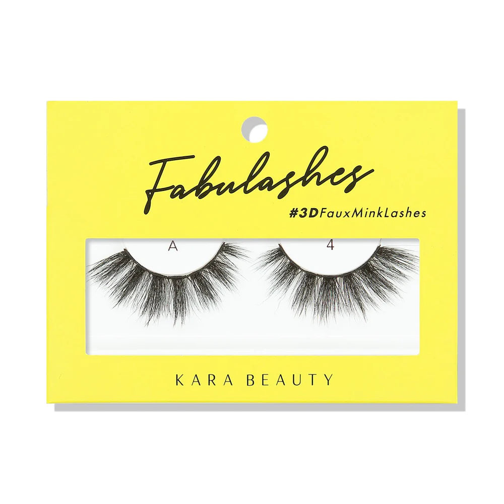 KARA BEAUTY- FABULASHES- FAUX MINK LASHES- 6PCS
