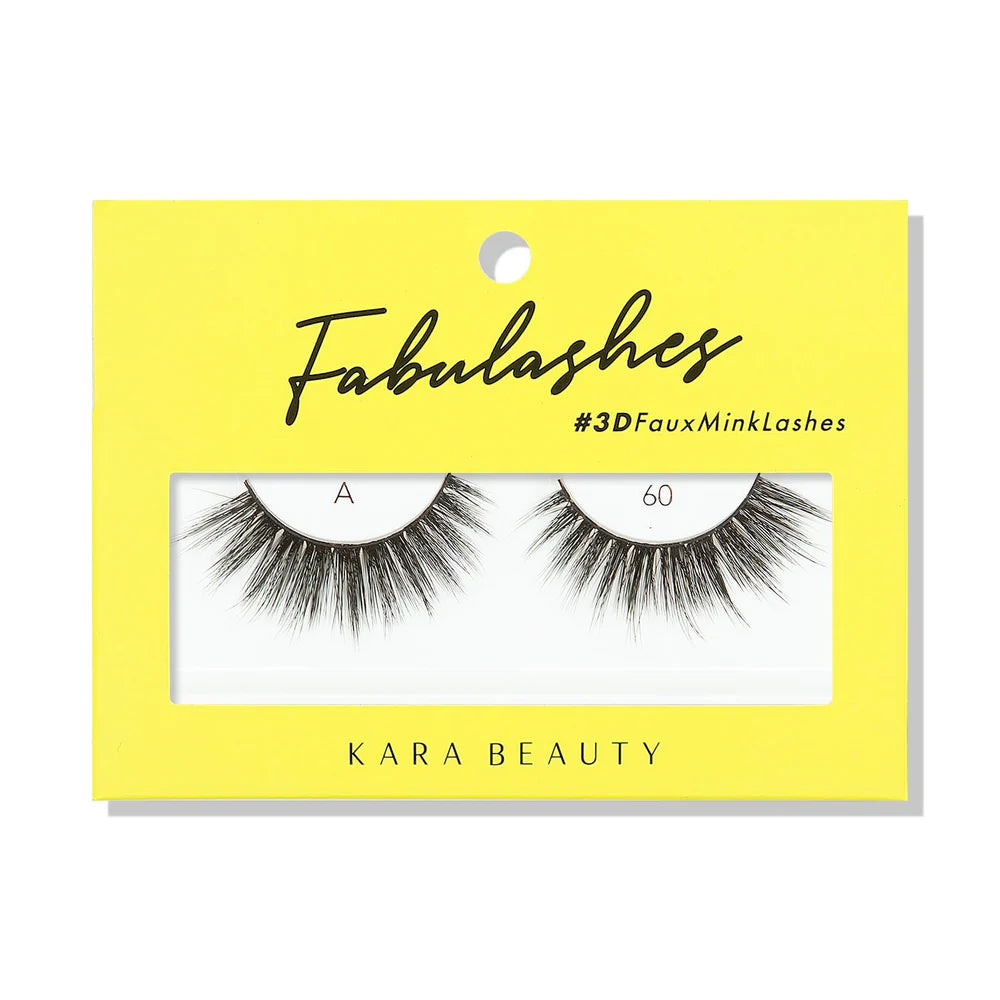 KARA BEAUTY- FABULASHES- FAUX MINK LASHES- 6PCS
