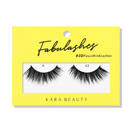 KARA BEAUTY- FABULASHES- FAUX MINK LASHES- 6PCS