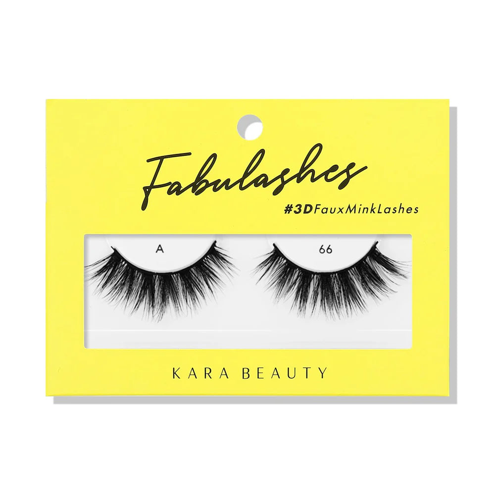 KARA BEAUTY- FABULASHES- FAUX MINK LASHES- 6PCS