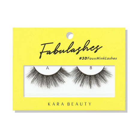 KARA BEAUTY- FABULASHES- FAUX MINK LASHES- 6PCS